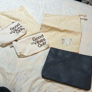 assorted bags. Fit flops,Sun bum.